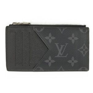 Louis Vuitton Coin Card Holder Taigarama Monogram Eclipse M30271